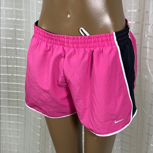 Nike Pants - Nike Dri-Fit Lined Pink & Black Shorts M